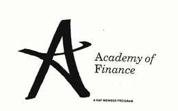 A ACADEMY OF FINANCE A NAF MEMBER PROGRAM trademark
