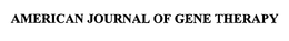 AMERICAN JOURNAL OF GENE THERAPY trademark