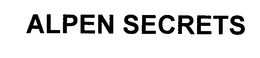ALPEN SECRETS trademark