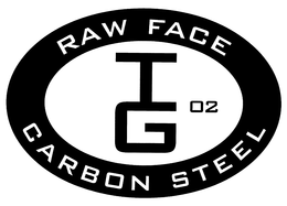 TG 02 RAW FACE CARBON STEEL trademark