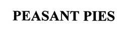 PEASANT PIES trademark