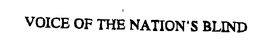 VOICE OF THE NATION'S BLIND trademark