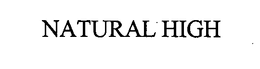 NATURAL HIGH trademark