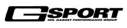 G SPORT MR. GASKET PERFORMANCE GROUP trademark