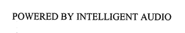 POWERED BY INTELLIGENT AUDIO trademark