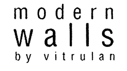 MODERN WALLS BY VITRULAN trademark