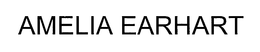 AMELIA EARHART trademark