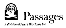 PASSAGES A DIVISION OF PETER'S WAY TOURS INC. trademark