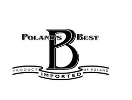 PB POLAND'S BEST PRODUCT IMPORTED OF POLAND trademark