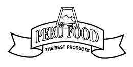 PERU FOOD THE BEST PRODUCTS trademark
