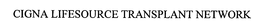 CIGNA LIFESOURCE TRANSPLANT NETWORK trademark
