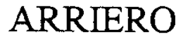 ARRIERO trademark