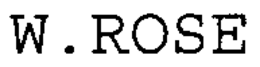 W.ROSE trademark
