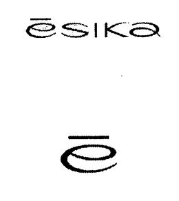 E ESIKA trademark