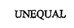 UNEQUAL trademark