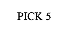 PICK 5 trademark