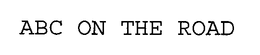 ABC ON THE ROAD trademark