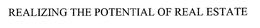 REALIZING THE POTENTIAL OF REAL ESTATE trademark