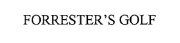 FORRESTER'S GOLF trademark