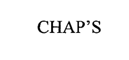 CHAP'S trademark