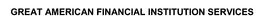 GREAT AMERICAN FINANCIAL INSTITUTION SERVICES trademark