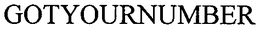 GOTYOURNUMBER trademark