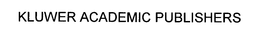 KLUWER ACADEMIC PUBLISHERS trademark