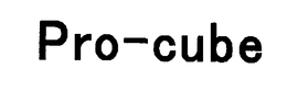 PRO-CUBE trademark