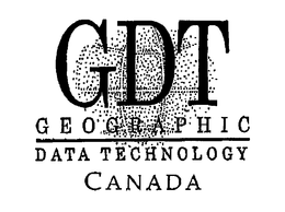 GDT GEOGRAPHIC DATA TECHNOLOGY CANADA trademark