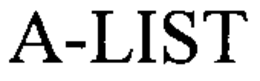 A-LIST trademark