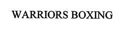WARRIORS BOXING trademark