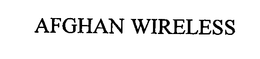 AFGHAN WIRELESS trademark