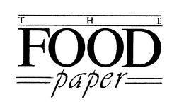 THE FOOD PAPER trademark
