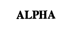 ALPHA trademark