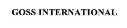GOSS INTERNATIONAL trademark