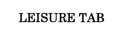 LEISURE TAB trademark