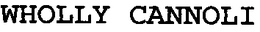 WHOLLY CANNOLI trademark