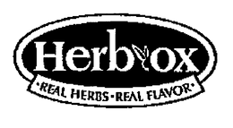 HERB OX REAL HERBS REAL FLAVOR trademark