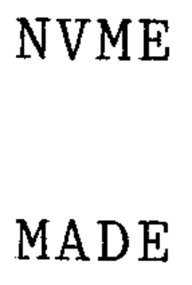 NVME MADE trademark