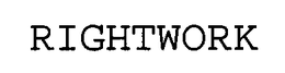RIGHTWORK trademark