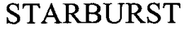 STARBURST trademark