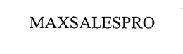 MAXSALESPRO trademark