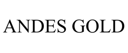 ANDES GOLD trademark