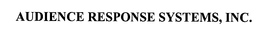 AUDIENCE RESPONSE SYSTEMS, INC. trademark