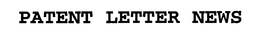 PATENT LETTER NEWS trademark