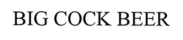 BIG COCK BEER trademark