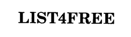 LIST4FREE trademark