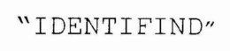 IDENTIFIND trademark