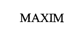 MAXIM trademark