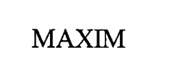 MAXIM trademark